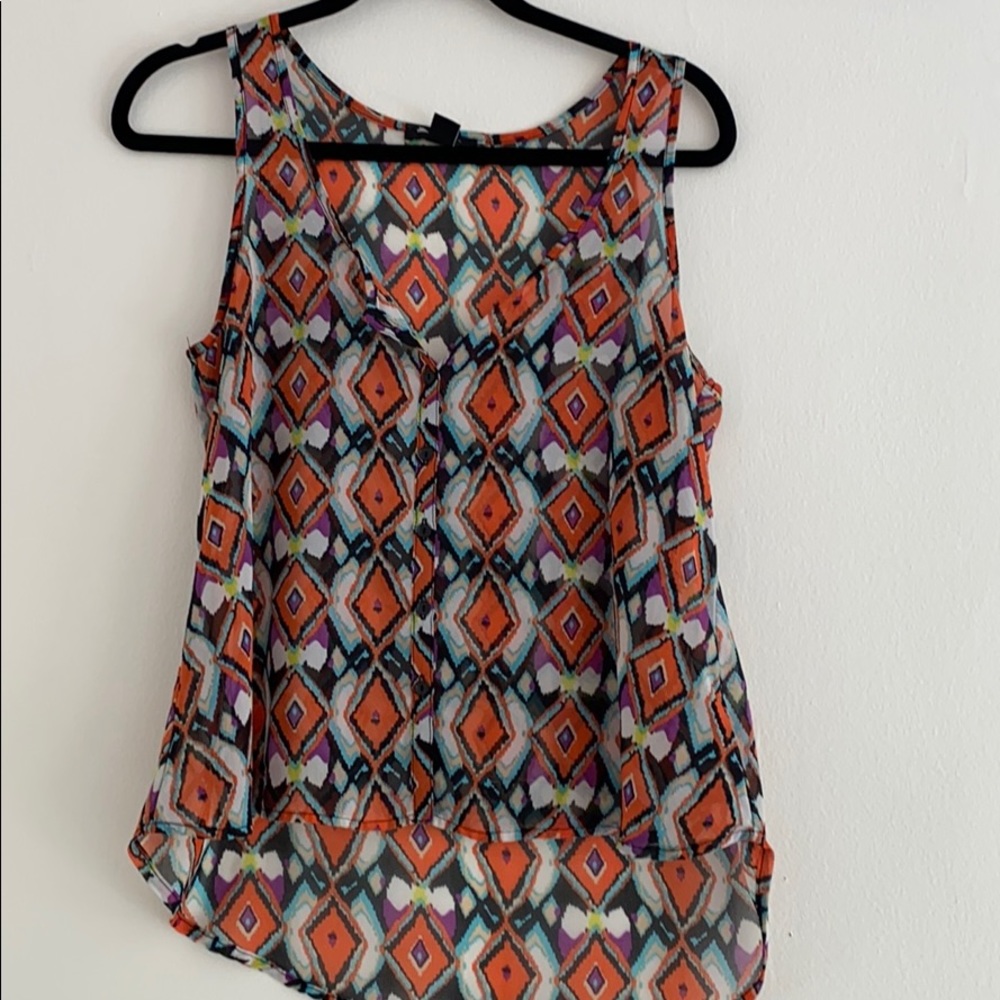 Forever 21 button up tank top